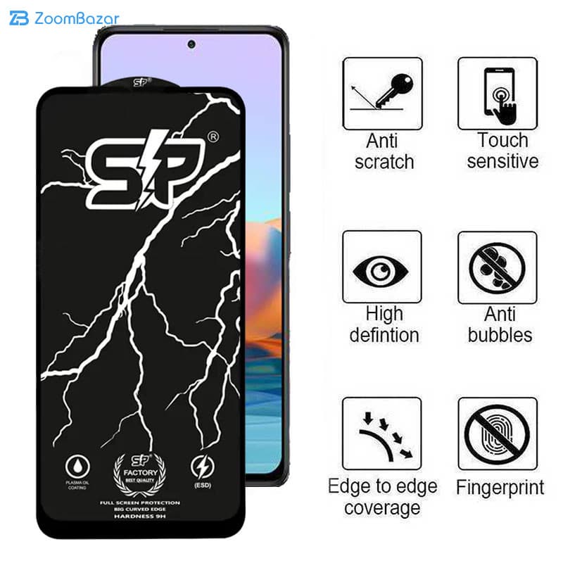 گلس اپیکوی مدل SP Factory مناسب برای گوشی موبایل شیائومی Redmi Note 10 Pro Max/Note 10 Pro 4G/Note 10 Pro 4G/Note 10 Lite — تصویر ۵