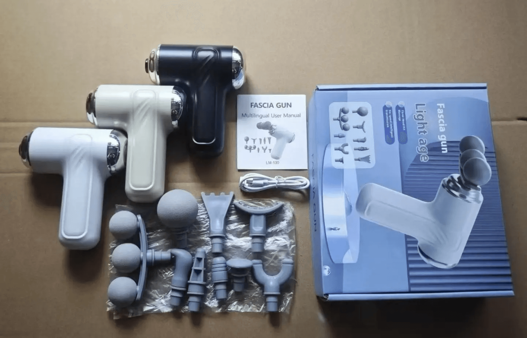 ماساژور تفنگی بدن شارژی مدل LM-130
