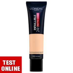 کرم پودر اینفالیبل های کاورمات با ماندگاری 24 ساعته Infaillible 24H Matte Cover115 Golden Beige لورال پاریس
