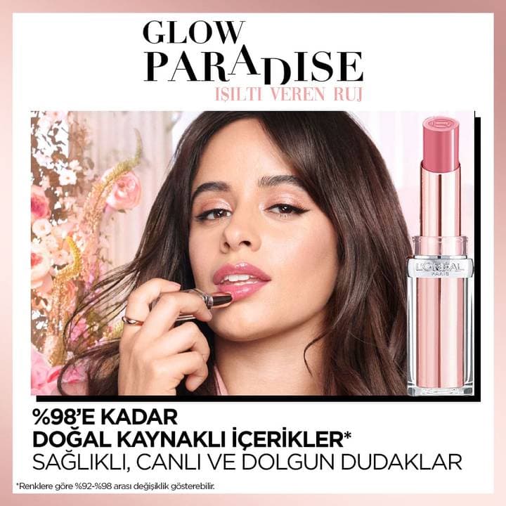 رژلب گلاو پارادیس Glow Paradise Balm-in-Lipstick 351 Watermelon Dream لورال پاریس — تصویر ۴
