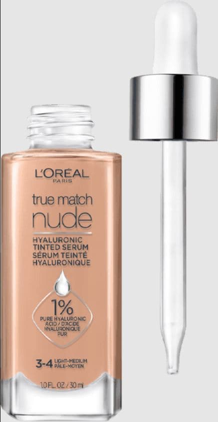 کرم پودرسرمی ترومچ هیالورنیک اسید True Match Hyaluronik Asit 3-4 Light Medium لورال پاریس — تصویر ۲