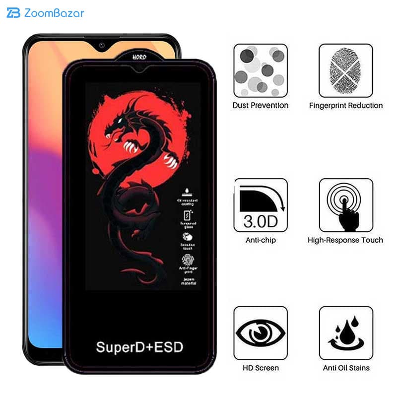 گلس اپیکوی مدل Dragon ESD مناسب برای گوشی موبایل شیائومی Redmi 8/ 8A/ 8A Pro/ 8A Dual — تصویر ۴