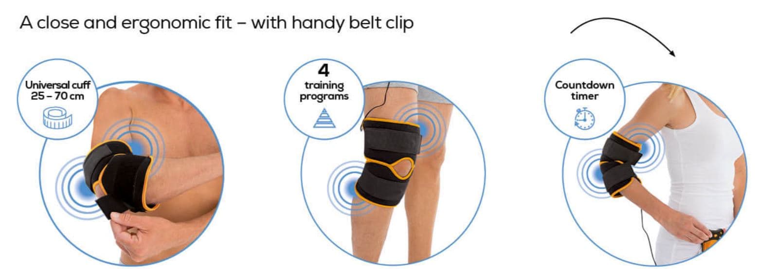 تنس ضد درد آرنج و زانوی بیوررBeurer EM 29 2-in-1 knee and elbow TENS — تصویر ۴