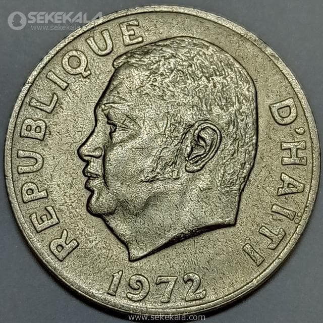 سکه کمیاب 20 سنتیماس هاییتی 1972 (FAO)(UNC)
