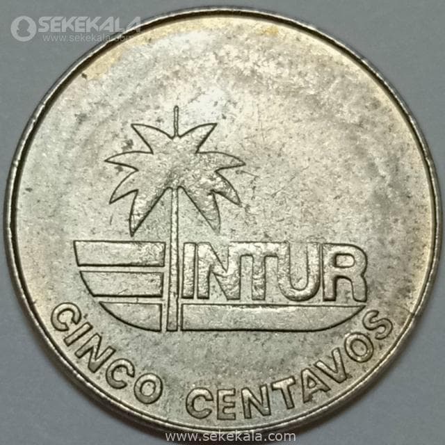 سکه کمیاب 5 سنتاوو کوبا 1981 (UNC)