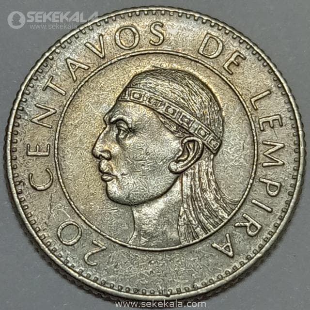 سکه 20 سنتاوو کمیاب هندوراس 1978