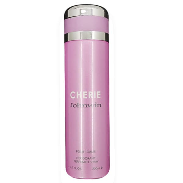 اسپری بدن زنانه جانوین مدل چری CHERIE حجم ۲۰۰ میلی لیتر | Johnwin spray CHERIE 200 ML