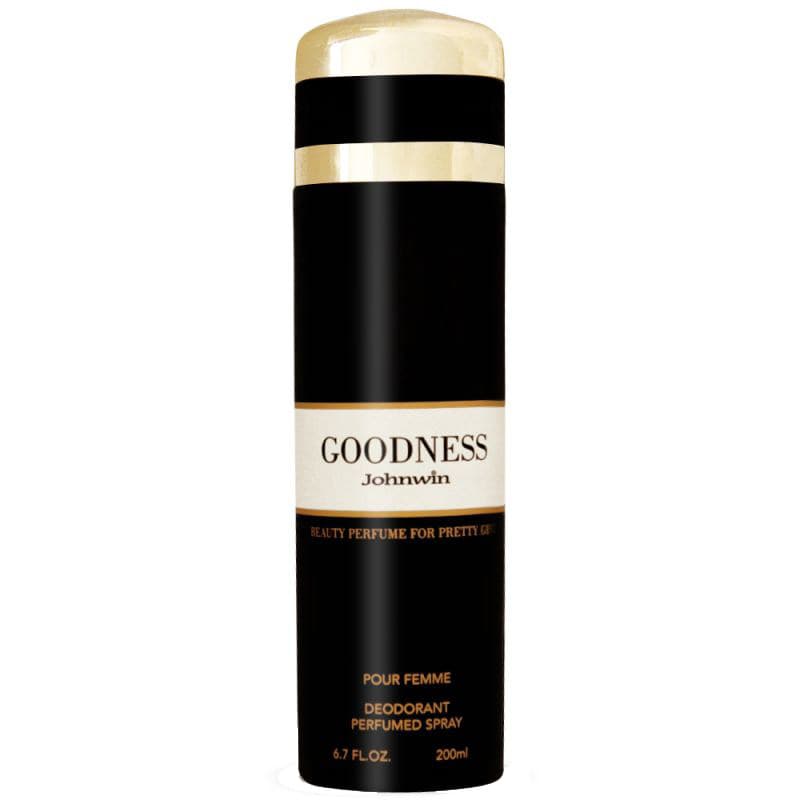 اسپری بدن زنانه جانوین مدل گودنس بیوتی GoodNess Beauty حجم ۲۰۰ میلی لیتر | Johnwin spray GoodNess Beauty 200 ML