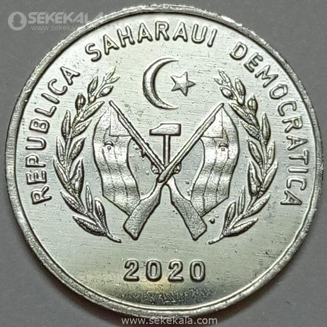 سکه کمیاب 1 پستا صحرای غربی 2020 (UNC) — تصویر ۲