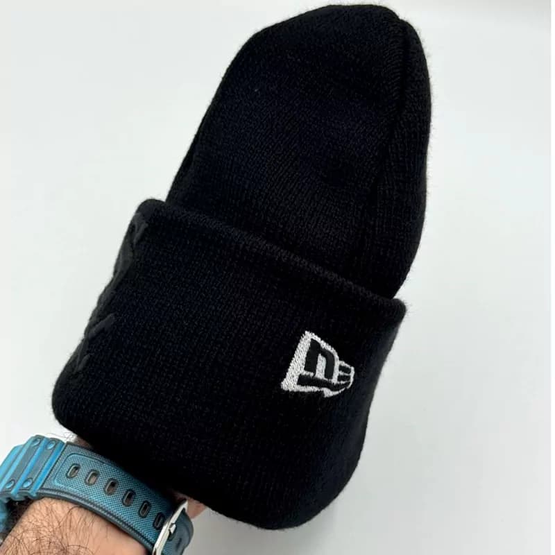 کلاه بافت لبه دار طرح ساکس Sox با فونت مشکی — تصویر ۲
