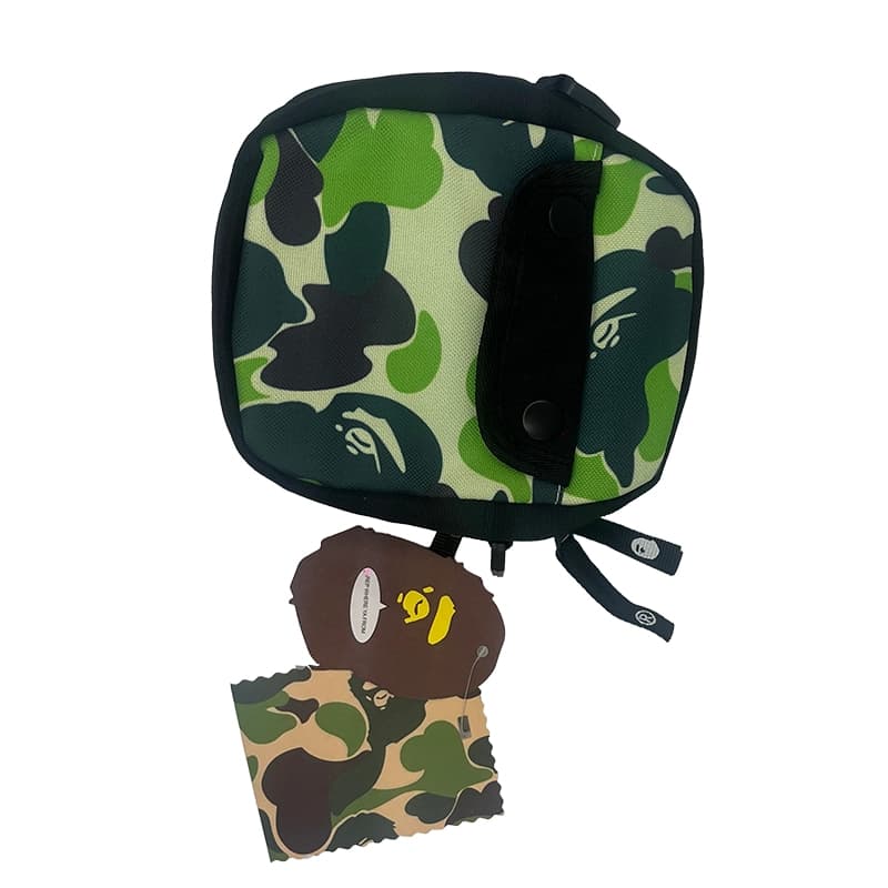 بادی بگ یا کیف بیپ Bape وارداتی سبز — تصویر ۳