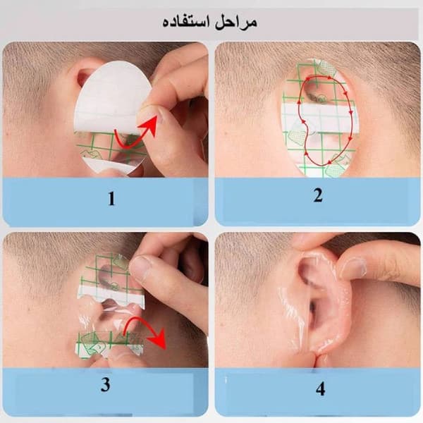 چسب گوش حمام نوزاد و کودک parhdoas — تصویر ۲