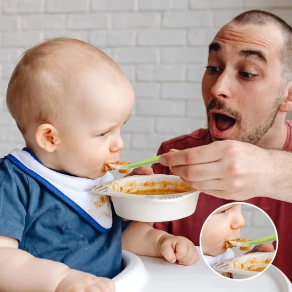 قاشق سیلیکونی کودک اونلی بی بی — تصویر ۵