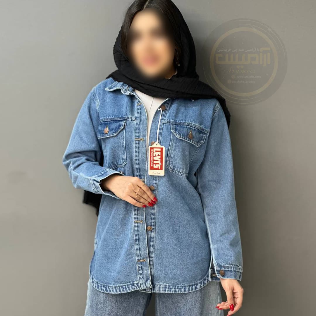 شومیز پیراهن جین — تصویر ۵