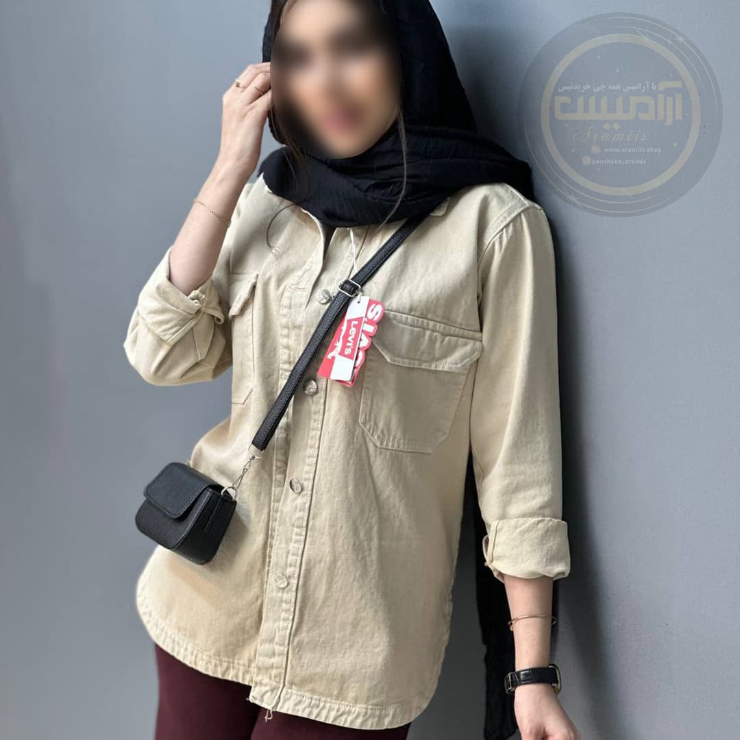 مانتو کتان کوتاه وارداتی رنگی — تصویر ۲