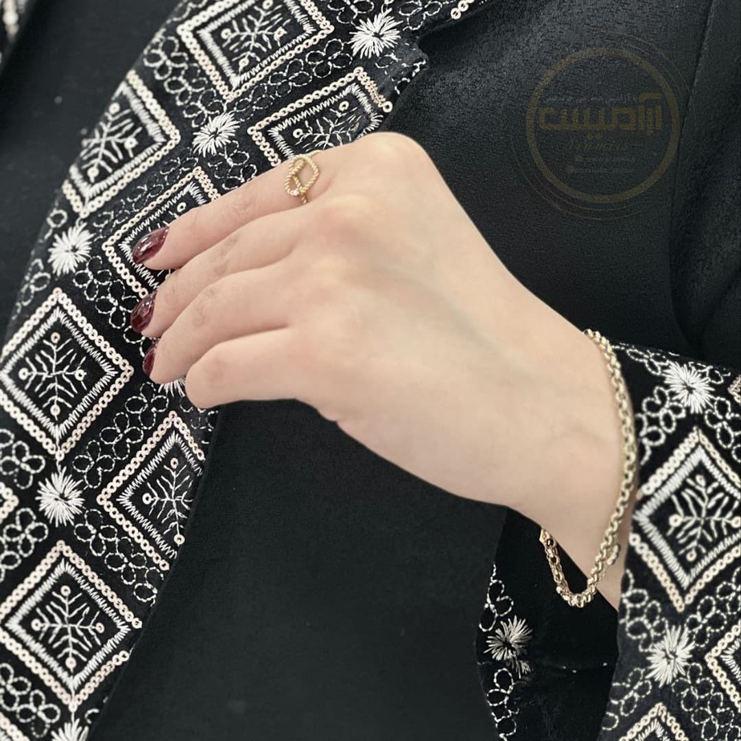 مانتو کتی کتان لمه خرجکار پولکی — تصویر ۴