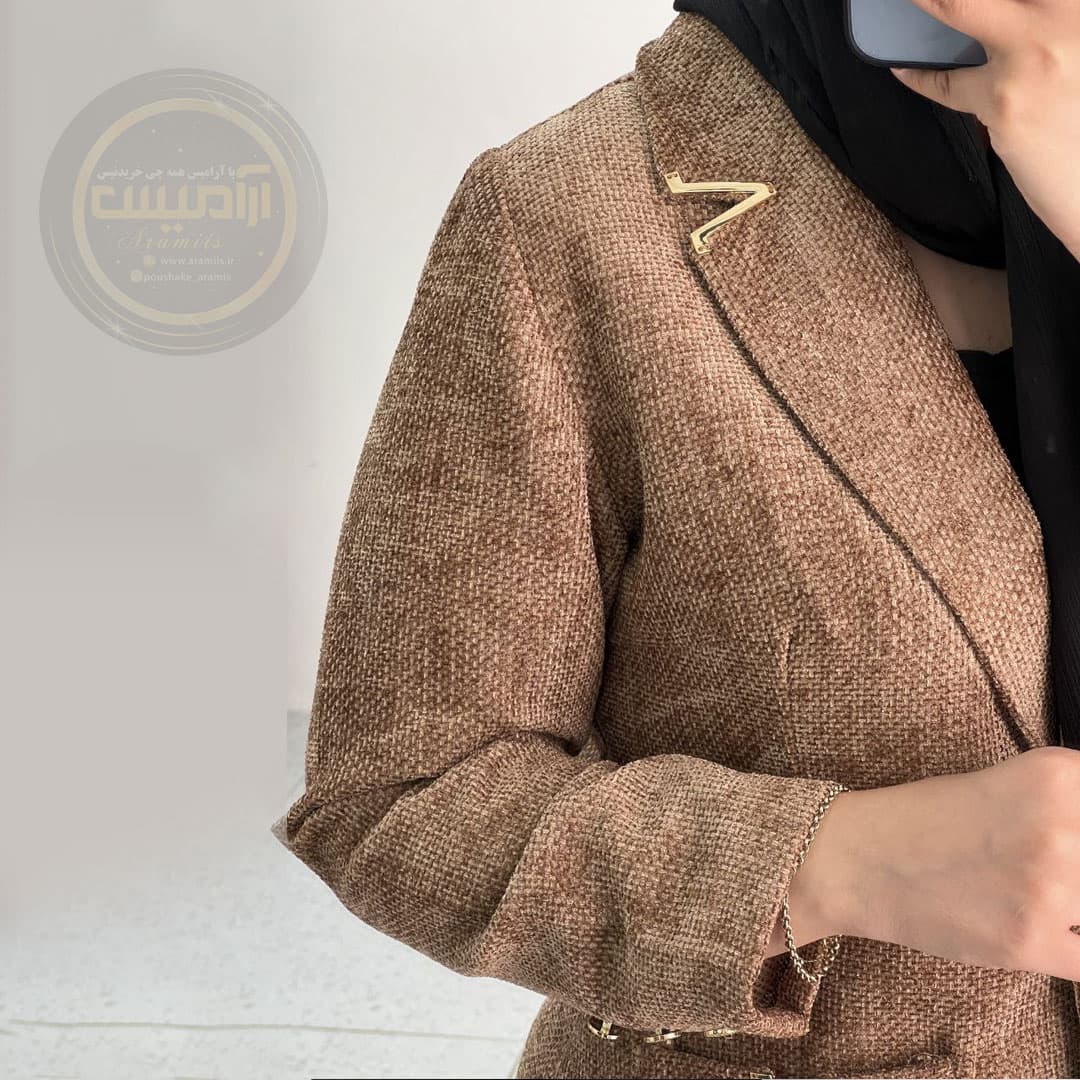 کت مزونی شنل — تصویر ۵