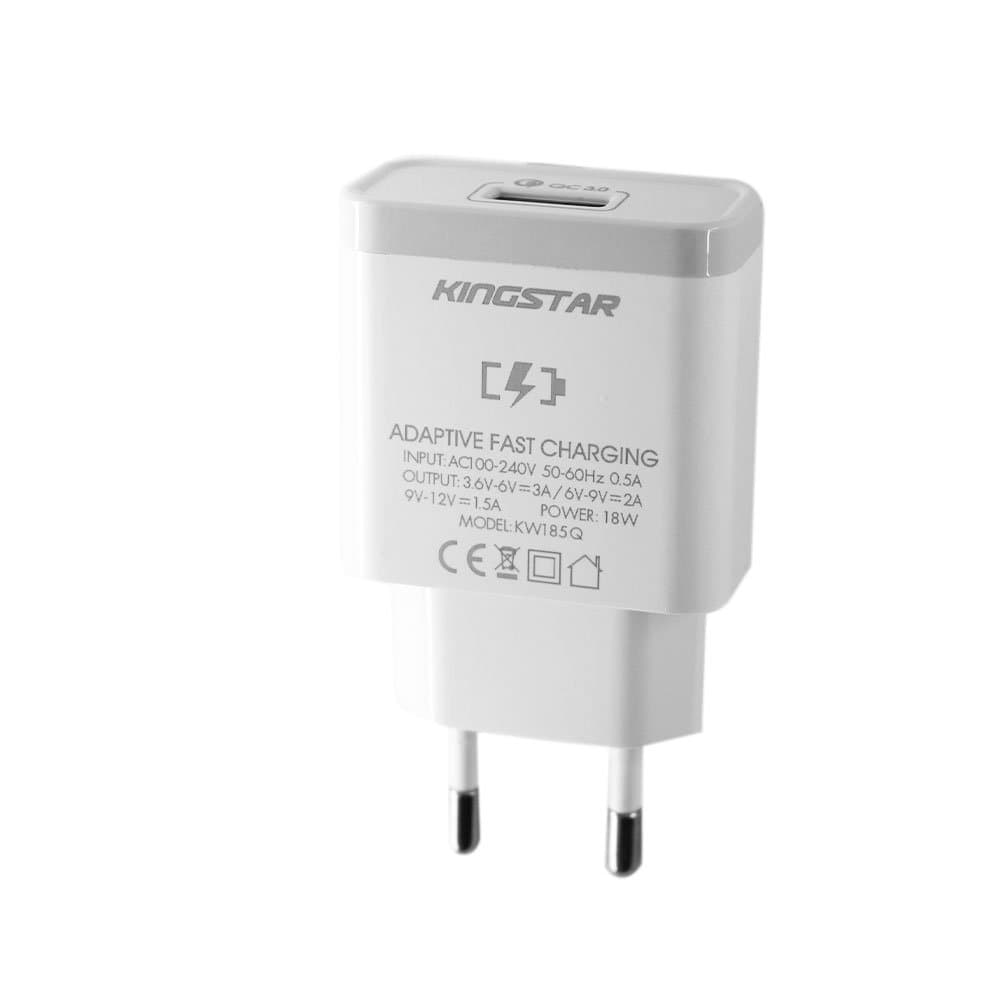 Wall charger KW185 Q شارژر دیواری کینگ استار کد M13671 — تصویر ۲