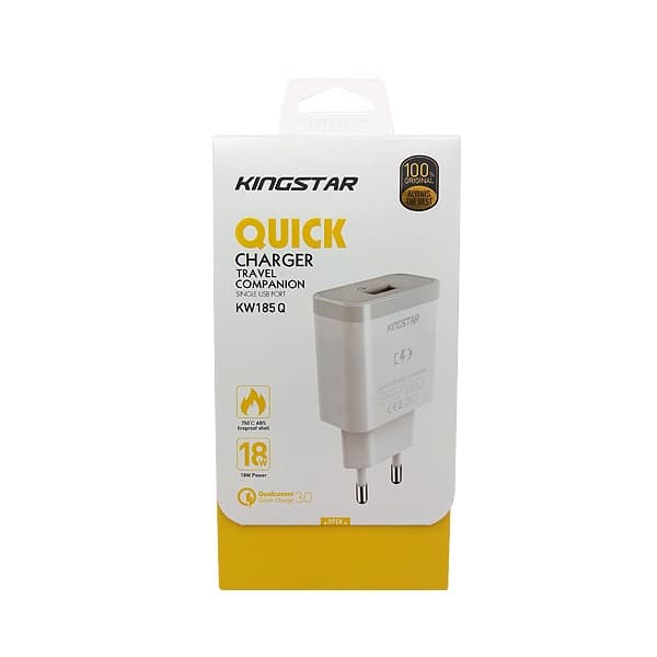 Wall charger KW185 Q شارژر دیواری کینگ استار کد M13671