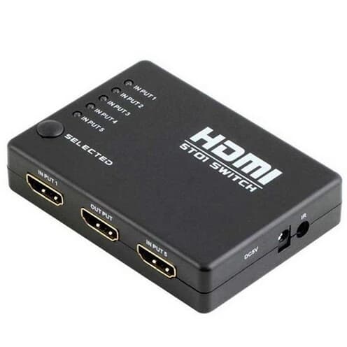 سوییچ 5 به 1 HDMI مدل HW501 کد M13552 — تصویر ۲