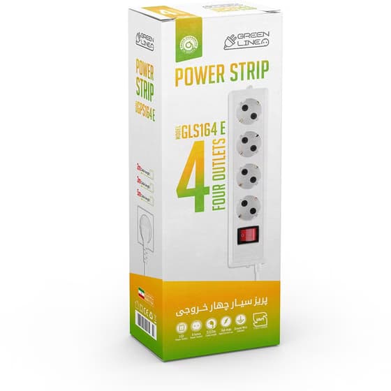 چند راهی برق گرین GLS164E کد M13428