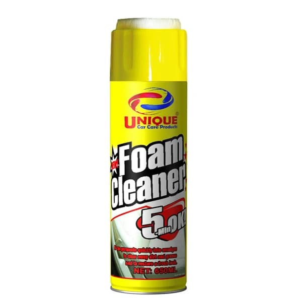 اسپری فوم تمیز کننده صندلی خودرو یونیک حجم 650 میلی لیتر کد M13154