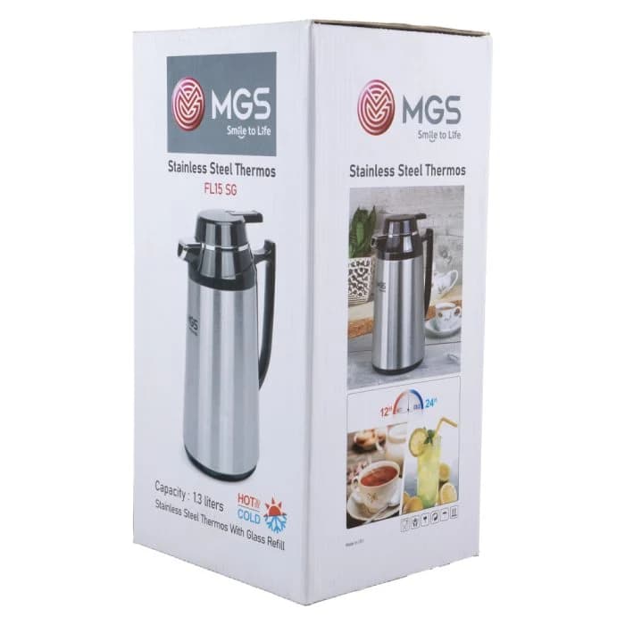 فلاسک بدنه استیل 1/3 لیتری برند ام جی اس MGS کد کالا FL15SG — تصویر ۵