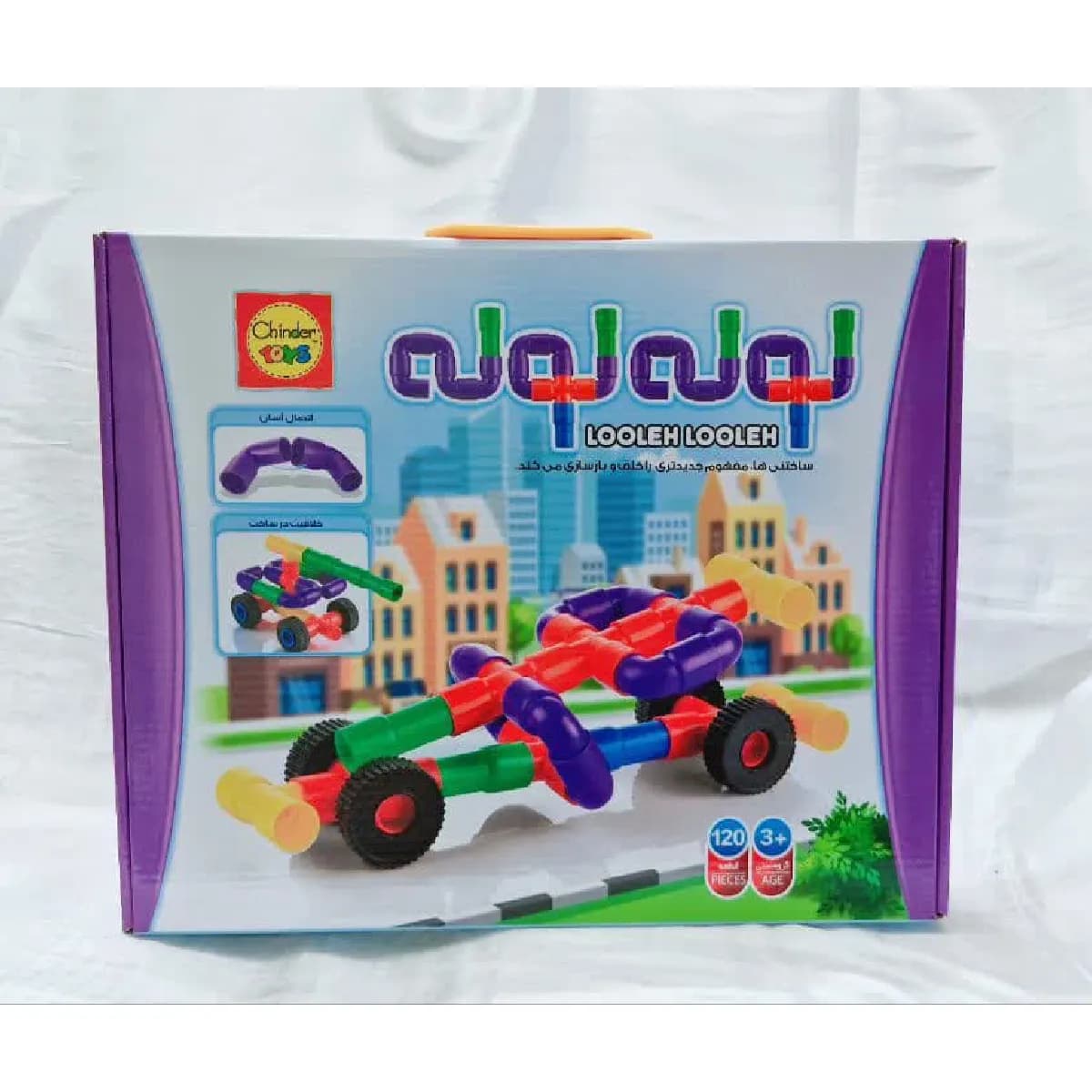 بازی ساختنی لوله لوله 60 تکه