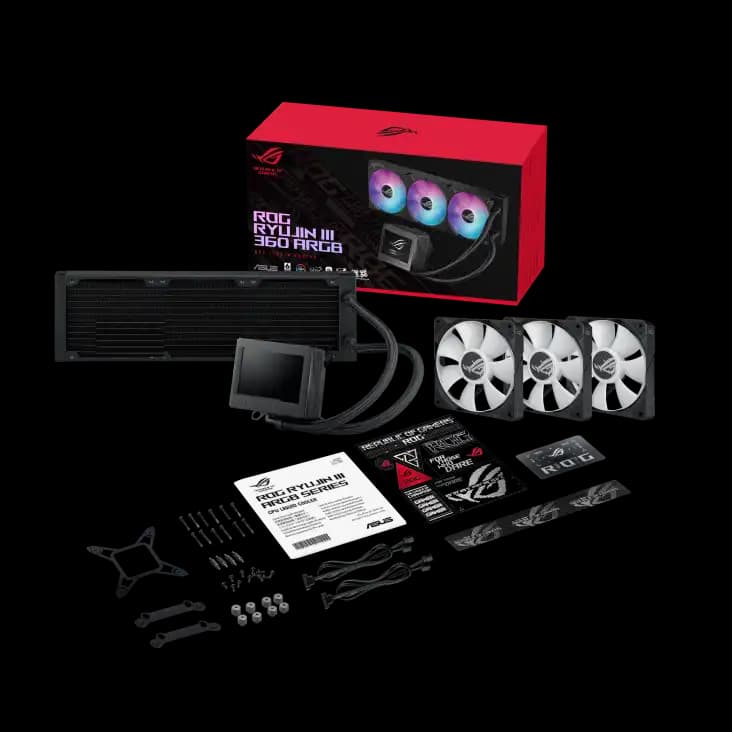 خنک کننده ایسوس Asus ROG RYUJIN III 360 ARGB — تصویر ۳