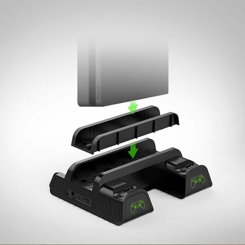 پایه نگهدارنده و شارژر دسته بازی PS4 Slim / Pro دابی TP4-882 — تصویر ۱۲
