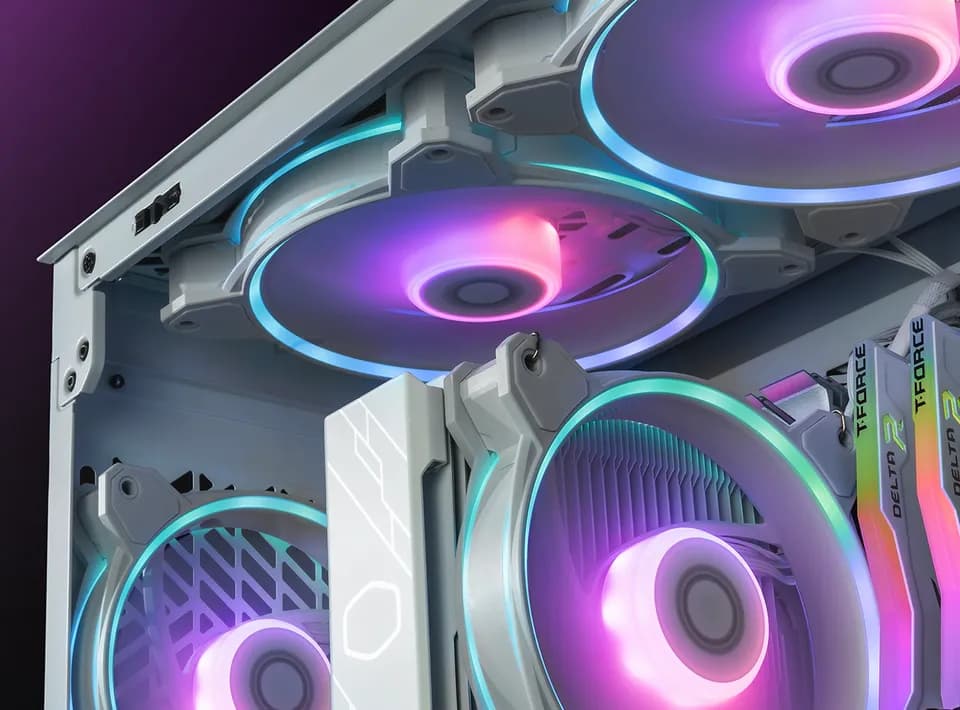 فن کیس کولر مستر MasterFan MF140 HALO2 White Edition — تصویر ۴
