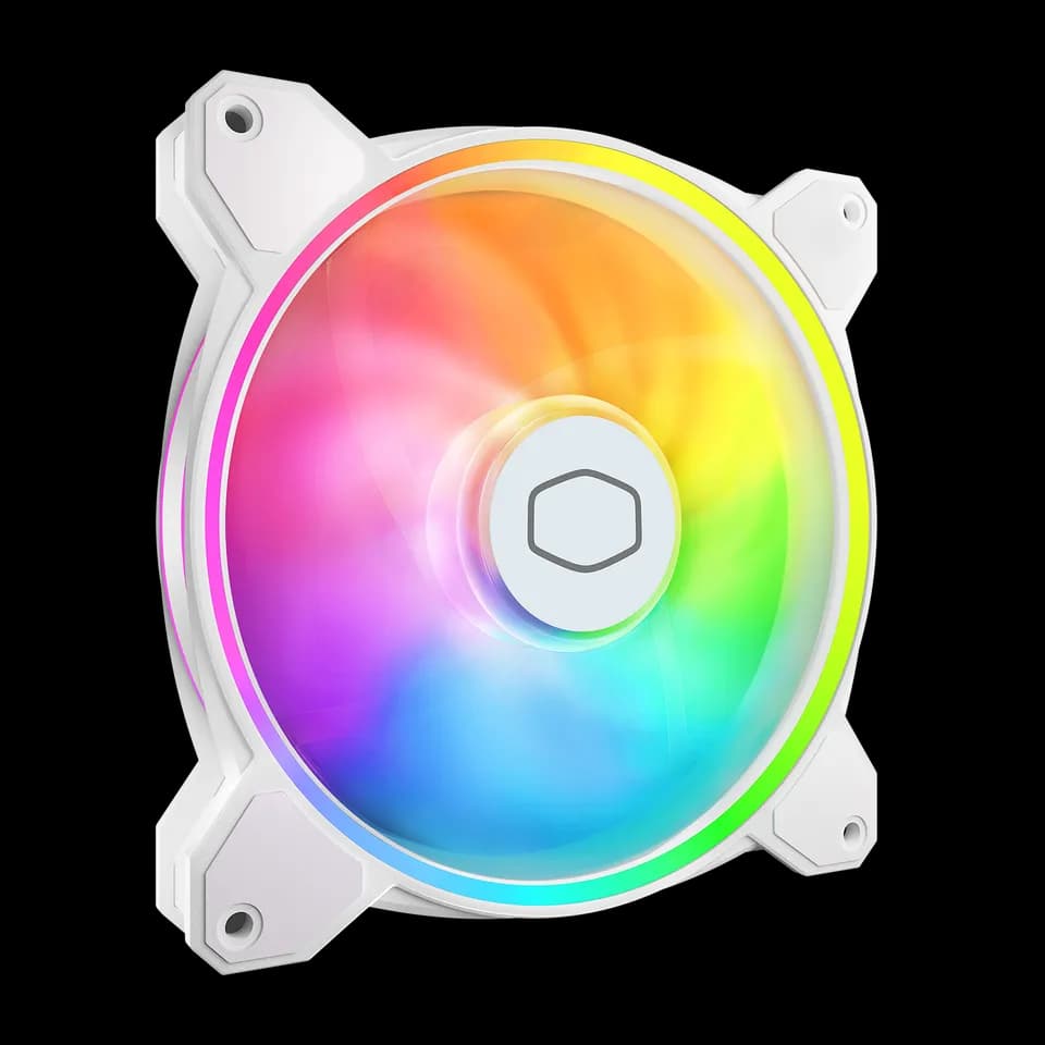 فن کیس کولر مستر MasterFan MF140 HALO2 White Edition