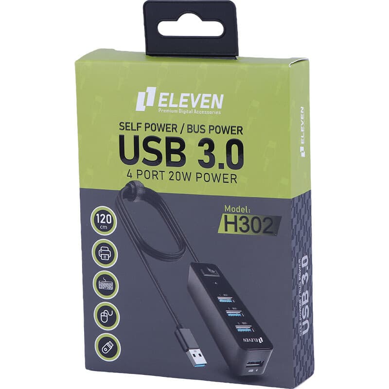 هاب 4 پورت USB3.0 ایلون H302 — تصویر ۷