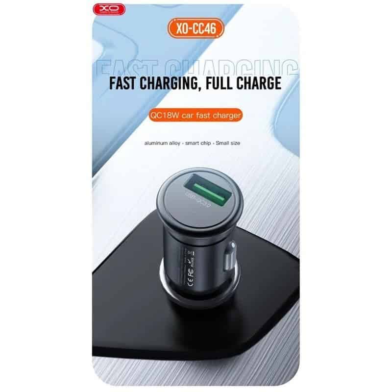 شارژر فندکی فست شارژ XO XO-CC46 3A QC3.0 PD 18W — تصویر ۶