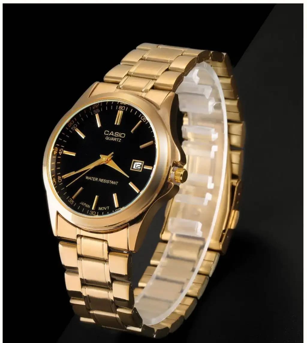ساعت Casio (طلایی صفحه مشکی) کد 4239زنانه — تصویر ۲