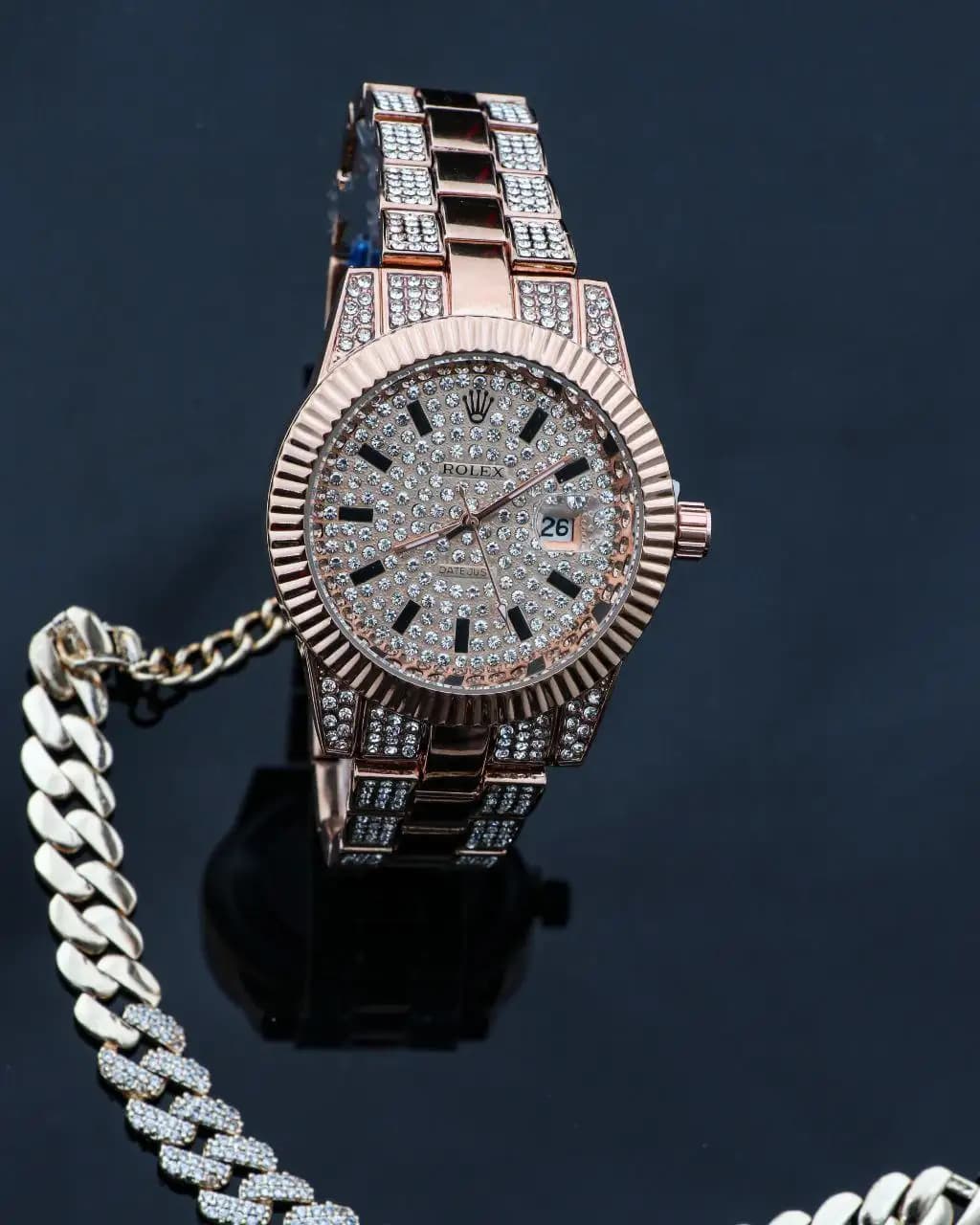 ساعت Rolex (رزگلد) کد 4223
