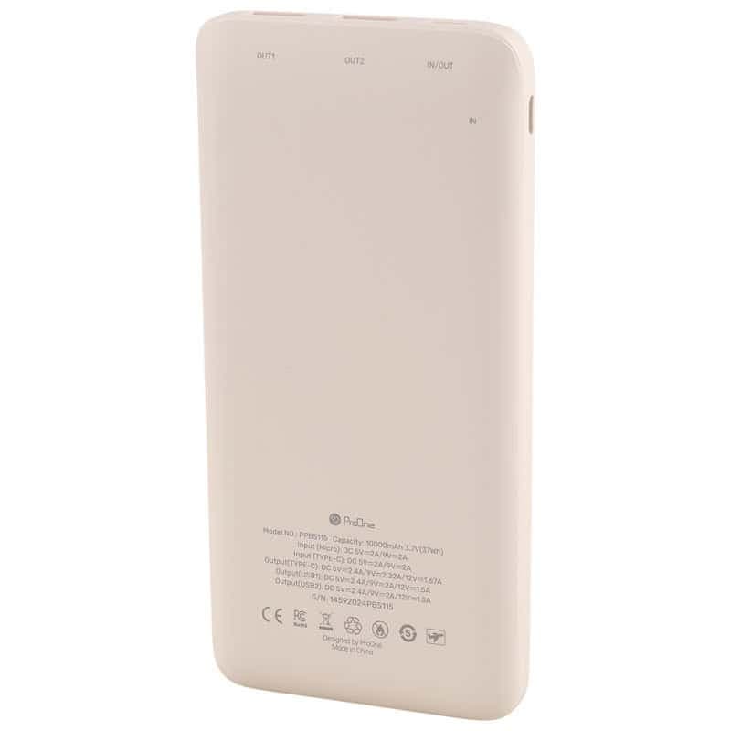 پاور بانک فست شارژ پرووان PPB5115 QC PD 20W ظرفیت 10000 میلی آمپر ساعت — تصویر ۵
