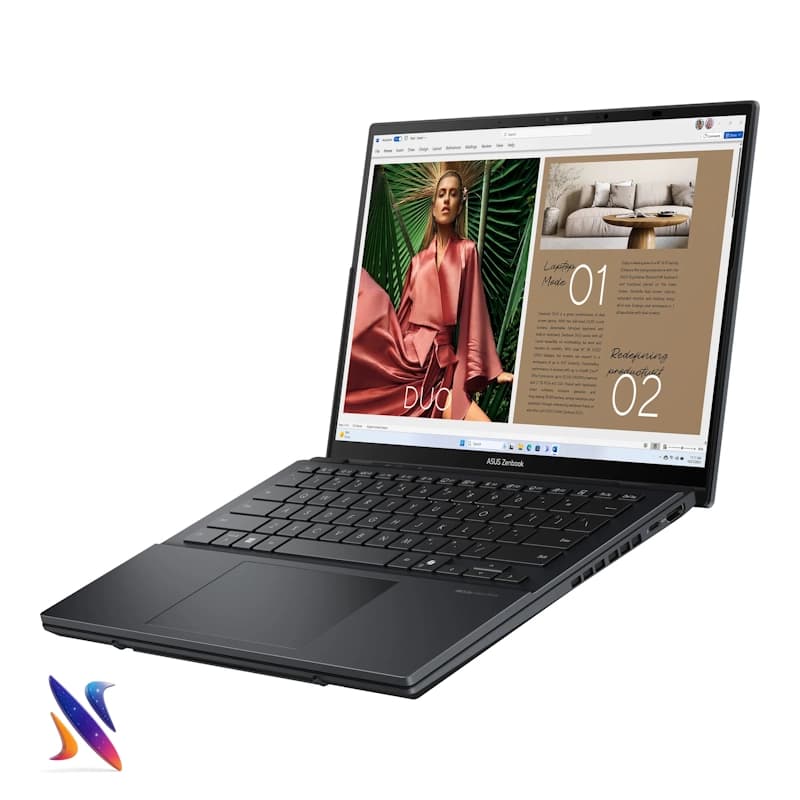 لپ تاپ 14 اینچی لمسی ایسوس ASUS Zenbook DUO OLED UX8406CA Core Ultra9-285H 32GB 512GB Intel ARC 140T Graphics Touch — تصویر ۷