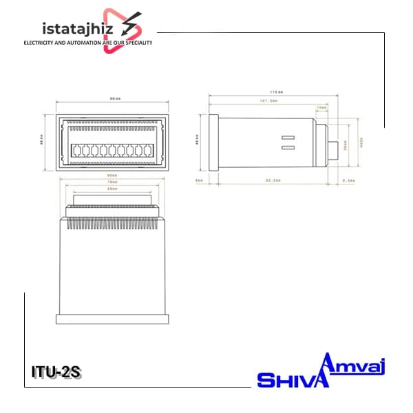 ترموستات صنعتی ITU-2S شیوا امواج — تصویر ۲
