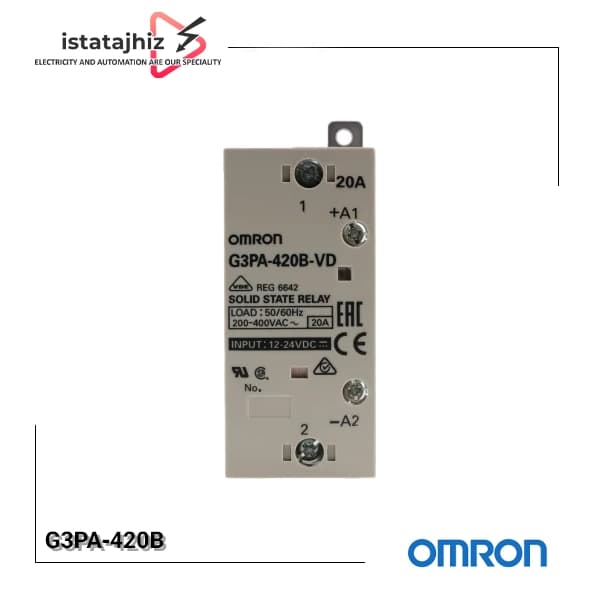 رله SSR امرن 20 آمپر مدل G3PA-420B — تصویر ۲