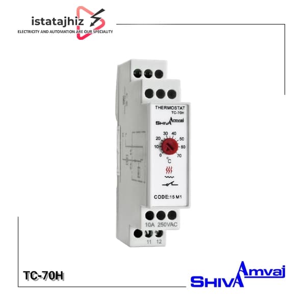 ترموستات تابلویی TC-70H شیوا امواج