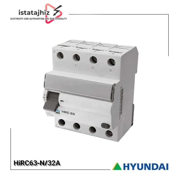 کلید محافظ جان 4 پل 32A هیوندای HiRC63-N/32A — تصویر ۲