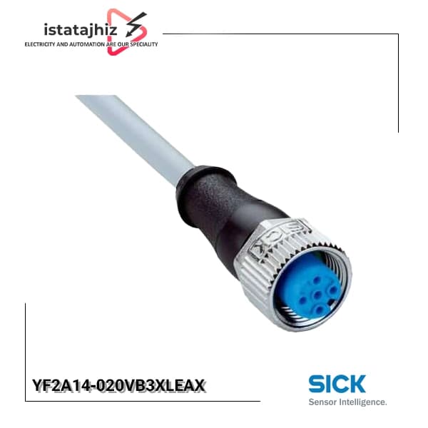 سوکت سنسور کابلی 5 پین M12 برند Sick
