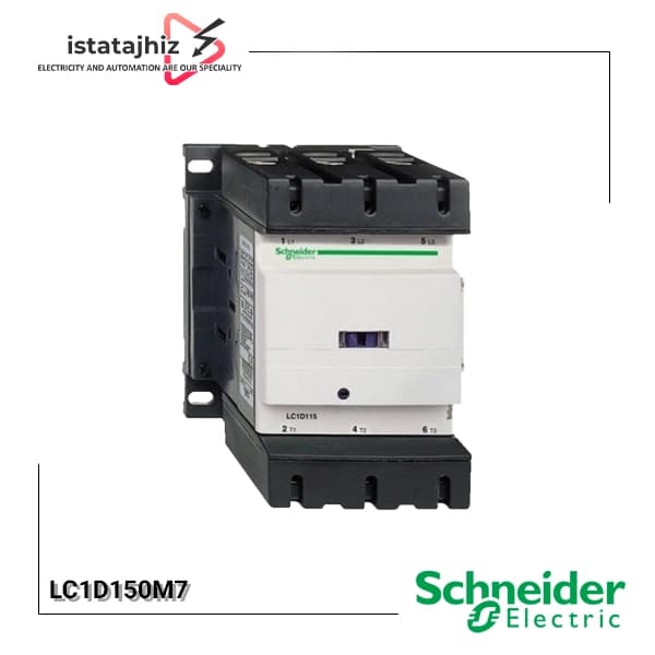 کنتاکتور 150 آمپر اشنایدر مدل LC1D150M7 بوبین 220 ولت
