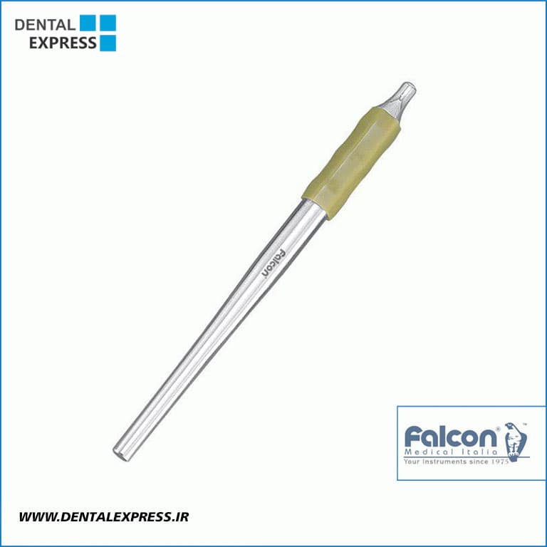 دسته آینه گرد Falcon-دسته پلاستیکی سبز