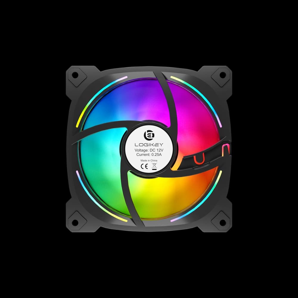 فن کیس لاجیکی مدل LOGIKEY LK-F126B ARGB SINGLE — تصویر ۴