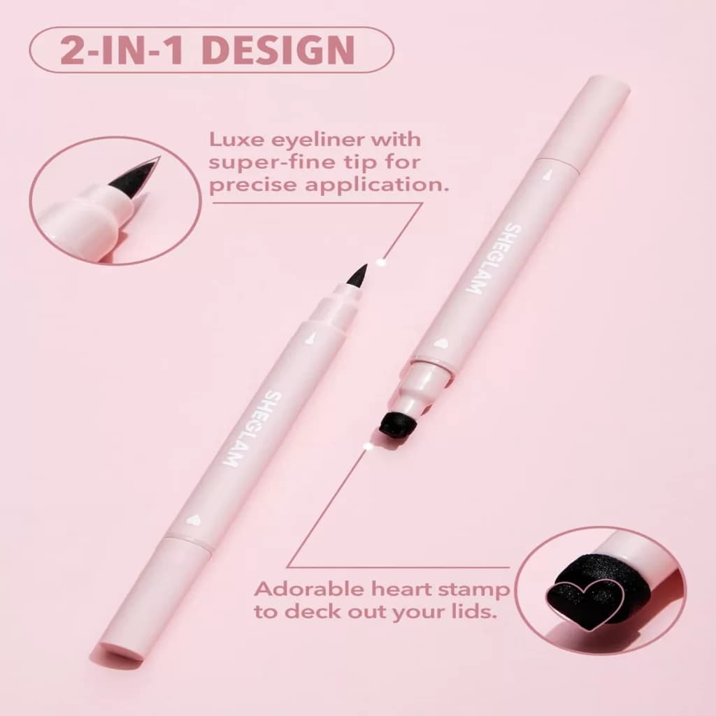 خط چشم HEART EYES 2-IN-1 STAMP شیگلم SHEGLAM — تصویر ۴