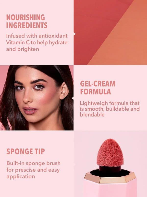 رژ گونه مایع مات COLOR BLOOM -HUSH HUSH شیگلم SHEGLAM — تصویر ۳