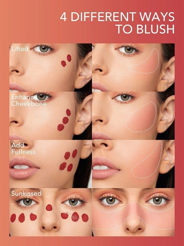 رژ گونه مایع مات COLOR BLOOM -HUSH HUSH شیگلم SHEGLAM — تصویر ۴