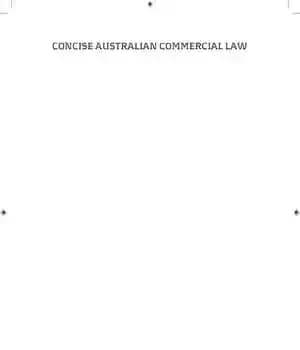 دانلود کتاب Concise Australian Commercial Law – قانون تجارت مختصر استرالیا
